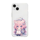 ラビットホーム（RH）のRH Soft Clear Smartphone Case