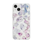 アルタイルのキラキラ☆琥珀糖グッズ Soft Clear Smartphone Case