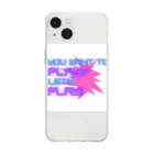 P4R4D0XパラドックスのYOU WANT TO PLAY? Soft Clear Smartphone Case