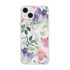 Nature’s Bloom のflow（p18-1）clear Soft Clear Smartphone Case