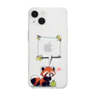 youfourのレッサーパンダの企み  Soft Clear Smartphone Case