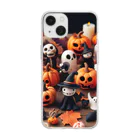 終わらない夢🌈のハロウィンパーティー🎃 Soft Clear Smartphone Case