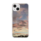 ゆるりの夕焼け Soft Clear Smartphone Case