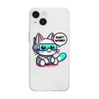 18ban's shopの心配するんじゃニャイ！ Soft Clear Smartphone Case