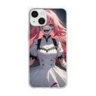 ケリンショップのゾンビガール Soft Clear Smartphone Case