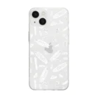 Y.UKI Collectionのbeachアート Soft Clear Smartphone Case