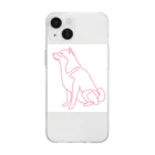 abiko328の柴犬トレジャーズ Soft Clear Smartphone Case