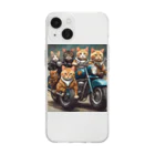 keita spade♠️の猫の暴走族 Soft Clear Smartphone Case