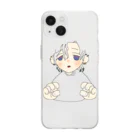 ひなたのがおーなしょうま Soft Clear Smartphone Case