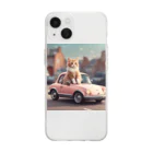 kozik01の車猫 Soft Clear Smartphone Case