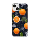 🛒A-Bショップ🛒の🍊蜜柑🍊 Soft Clear Smartphone Case