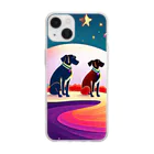 那須モバイル店のつがいの犬 Soft Clear Smartphone Case