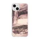 STUDIOKIVAの線描 Soft Clear Smartphone Case