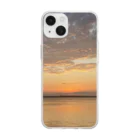 sae_hotaruika_sukiのうるまの夕日 Soft Clear Smartphone Case