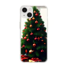 千裕アトリエ（いつもありがとう）のクリスマスギフトとツリー Soft Clear Smartphone Case