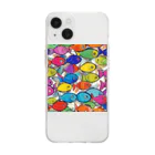 D-JOYのcolorful "sakana" Soft Clear Smartphone Case