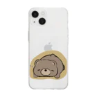 sari'sのくまさん冬眠中！ Soft Clear Smartphone Case