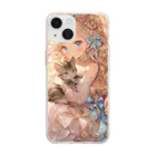 🇯🇵🏴‍☠️RYOSHI🌙のCrypto Batches#21 お姫様と子猫 Soft Clear Smartphone Case