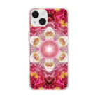 With Flowerの恋の味方の情熱の薔薇たち Soft Clear Smartphone Case