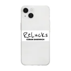 Relucksのロゴデザイン Soft Clear Smartphone Case