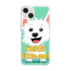 WESTIE_FILMSのWESTIEグッツ Soft Clear Smartphone Case