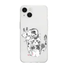 猫のきぬくんのお店の干支　ドレミちゃん Soft Clear Smartphone Case