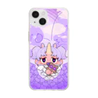 furano_kedamaのユニコーンちゃん Soft Clear Smartphone Case