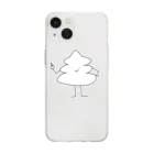 ソフトクリーム屋さんのソフトクリームくん Soft Clear Smartphone Case