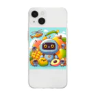 pepe55の南国フルーツ大好き！ Soft Clear Smartphone Case