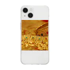 Decor&LuxuryVenusのLuxury mysterious Jwerly Soft Clear Smartphone Case