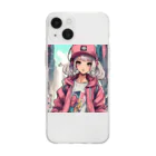 and-AのDJキラリ Soft Clear Smartphone Case