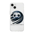 mahiroxの架空のサッカーチーム Soft Clear Smartphone Case