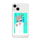 治療法のねこ Soft Clear Smartphone Case