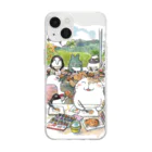 吉沢深雪の水彩イラストDiary Soft Clear Smartphone Case