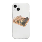 SCHINAKO'SのRabbit chess Soft Clear Smartphone Case