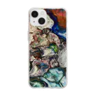 JapaneseArt Yui Shopの悪魔の雄叫び Soft Clear Smartphone Case