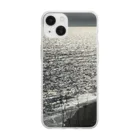 空屋　sorayakusakaの202004241513000　銀の海岸線 Soft Clear Smartphone Case