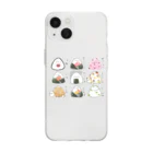 そらななのおむすび Soft Clear Smartphone Case