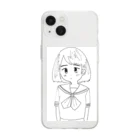 kabayakinotareのまゆるちゃん Soft Clear Smartphone Case