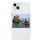 amaterasu358800の夫婦岩 Soft Clear Smartphone Case