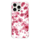 sukoyaの桜花漫舞 Soft Clear Smartphone Case