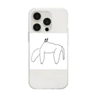 fancy shop daboraboのnekocase Soft Clear Smartphone Case