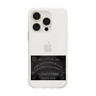 Ａ’ｚｗｏｒｋＳのBLACK OUIJA BOARD Soft Clear Smartphone Case