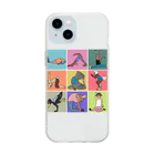 kuuleiのYOGA × Animals Soft Clear Smartphone Case