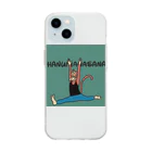 kuuleiのYOGA × Animal （Hanumanasana） Soft Clear Smartphone Case