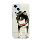 柴犬むさしの柴犬むさし Soft Clear Smartphone Case