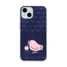 イラスト MONYAAT のみつぐとり　もも4 Soft Clear Smartphone Case