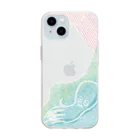 まめたろうのお楽しみグッズのtaco Soft Clear Smartphone Case