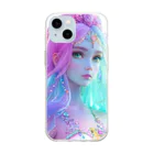 💖宇宙整体♪🌈♪こころからだチャンネル♪💖の宇宙の治癒力 Soft Clear Smartphone Case