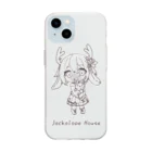 Jackalope Houseのホルンちゃん Soft Clear Smartphone Case